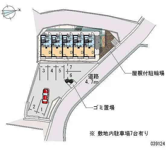 ★手数料０円★広島市佐伯区三宅５丁目　月極駐車場（LP）